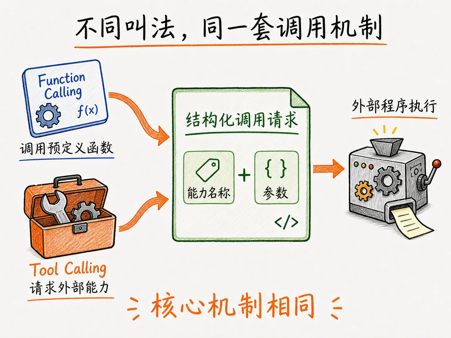 Function Calling 与 Tool Calling 的核心机制