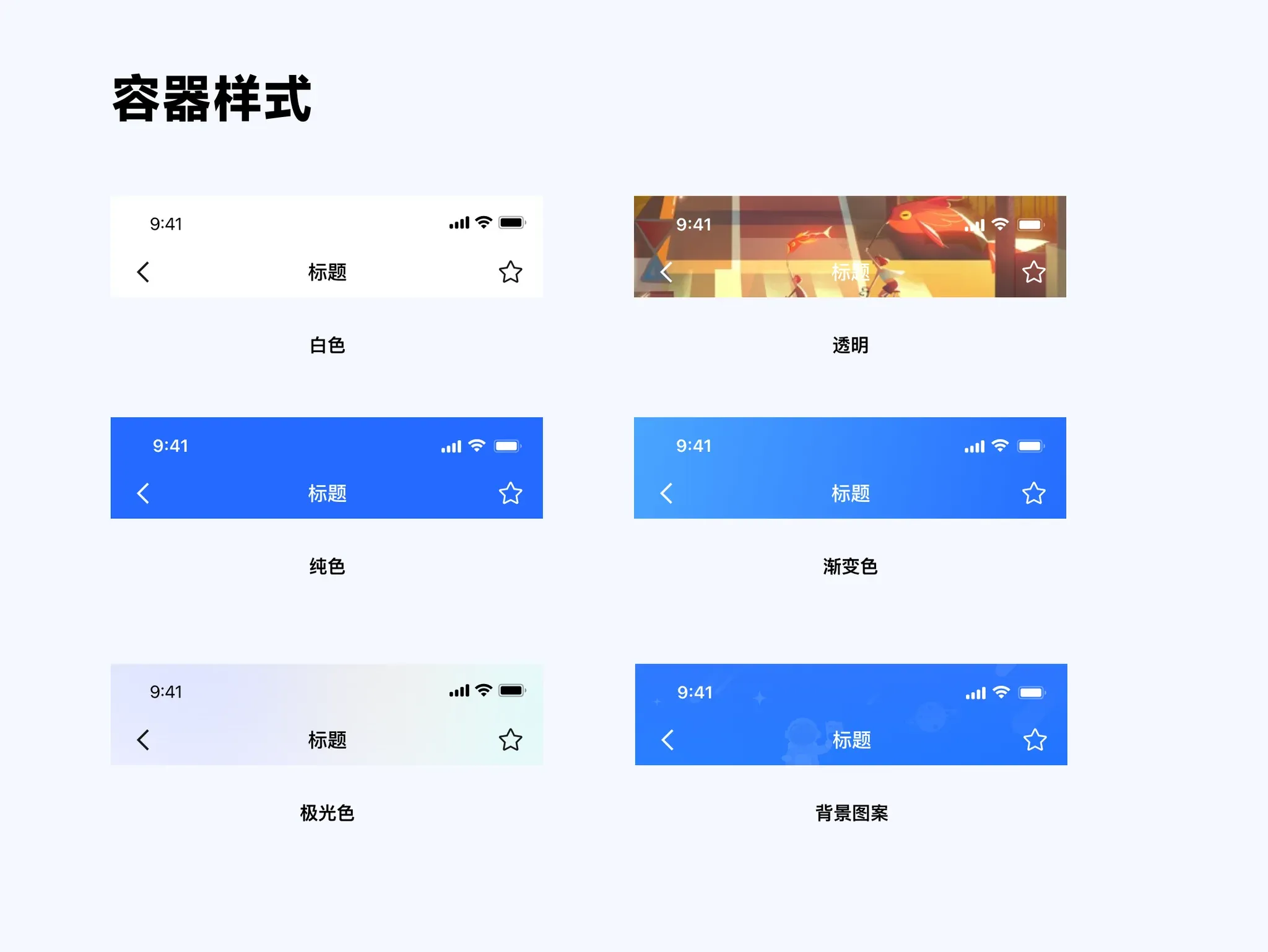 容器样式