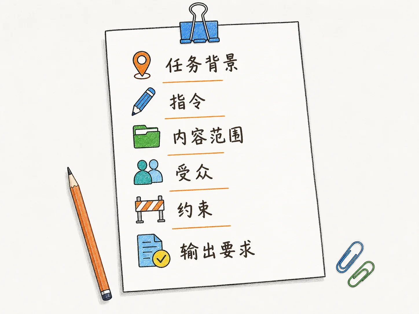 一条完整 Prompt 的构成