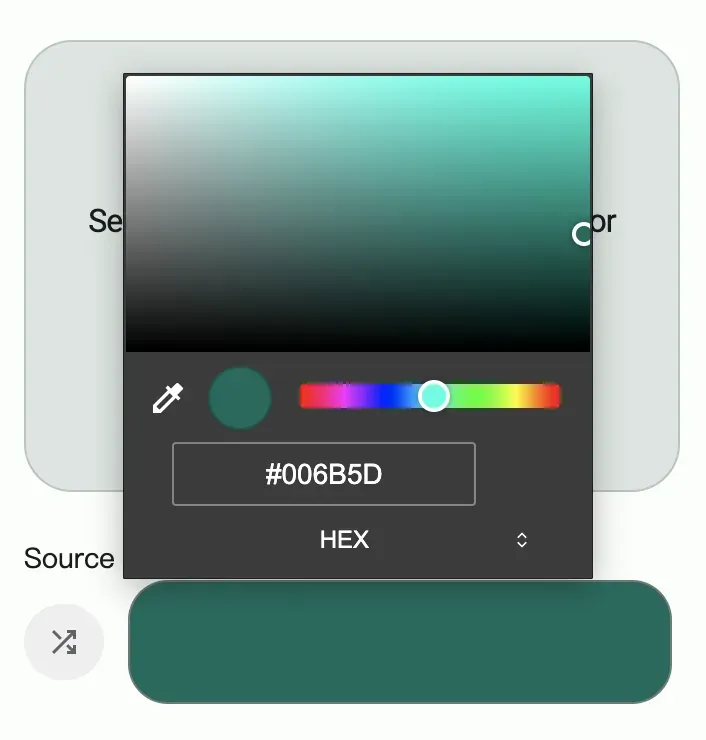 Source color 取色器
