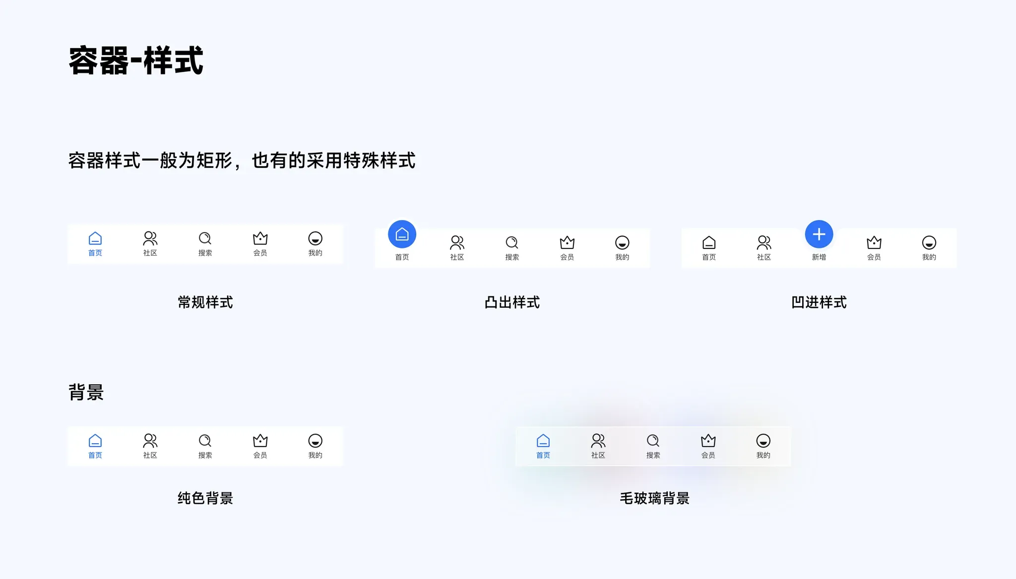 容器样式